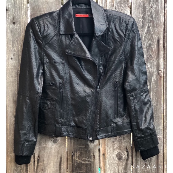 Alice + Olivia Jackets & Blazers - Alice + Olivia• snake skin texture jacket